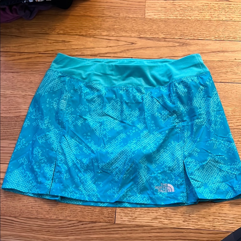 Teal Athletic Skirt with Built-in Shorts